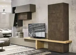 Qonaq Otağının Divarı Loft Fotoşəkili