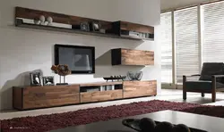 Qonaq otağının divarı loft fotoşəkili