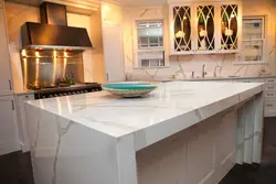 Acrylic stone kitchen photo