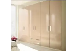 Tall wardrobe in the bedroom photo