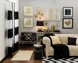 Bronze in the living room interior photo