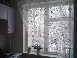 Ас үй фотосуреті үшін органза тюль