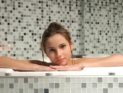 Photo of girls 14 in the bathroom