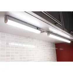Linear lamps for the kitchen photo