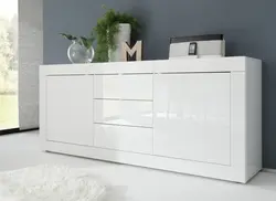 Tall chest of drawers in the bedroom photo