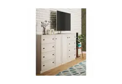 Tall chest of drawers in the bedroom photo