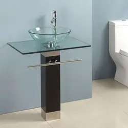 Glass bathroom sinks photo