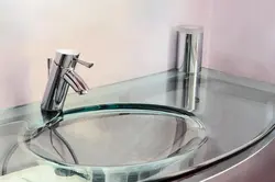 Glass bathroom sinks photo