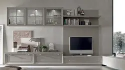 Italian wall in the living room photo