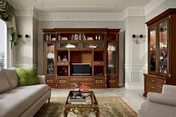 Italian wall in the living room photo