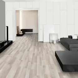 Gray linoleum in the bedroom photo