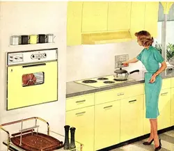 Retro oshxona anjomlari fotosurati