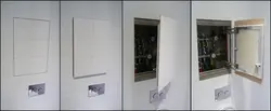 Прыхаваная дзверы ў ваннай фота