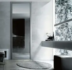 Hidden door in the bathroom photo