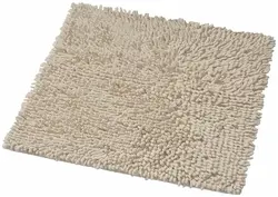 Beige bath mat photo