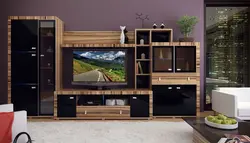 Стенка в гостиную фьюжн фото