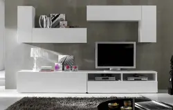 Oturma otağında minimalizm fotoşəkilində sürüşdürün