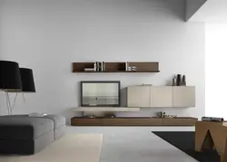 Oturma otağında minimalizm fotoşəkilində sürüşdürün