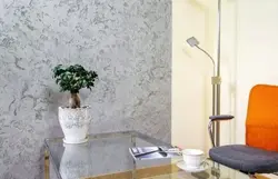 Шелковая штукатурка на кухне фото