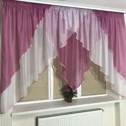 Curtain for the kitchen corner photo