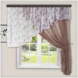 Curtain For The Kitchen Corner Photo