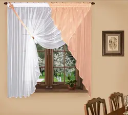 Ас үй бұрышының фотосуретіне арналған перде