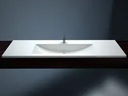 Rectangular sinks in the bathroom photo