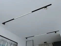 Track lights in the bathroom photo