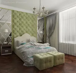 Зеркальная плитка в спальне фото
