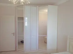 Corner mirror for bedroom photo