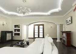 Для фото для гостиной двухуровневые