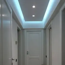 Photo hallway made of plasterboard photo