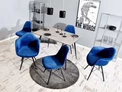 Kitchen chairs blue photos