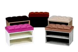 Акс Усмонӣ rack пойафзоли барои долон