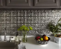 Plastic tiles for kitchen photo