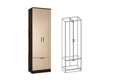 Double door wardrobe in the hallway photo