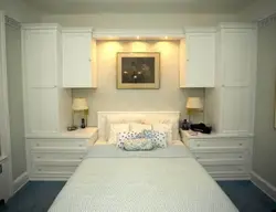 Bedside cabinets in the bedroom photo