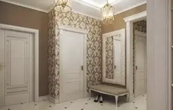 Photo vinyl wallpaper in the hallway
