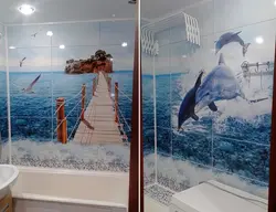 Vanna Otağı Panelləri Delfinlər Fotoşəkili