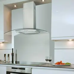 Вытяжка для кухни стеклянная фото