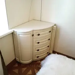 Corner chest of drawers for the kitchen photo