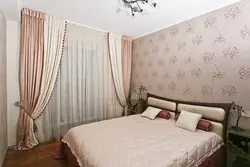 Пудровые Шторы В Спальне Фото