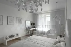 Белая люстра в спальню фото