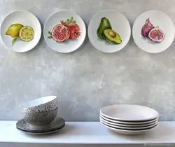 Beautiful plates for the kitchen photo