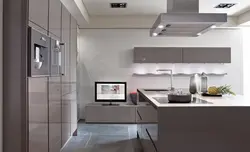 Шэрыя кухні хай цёк фота
