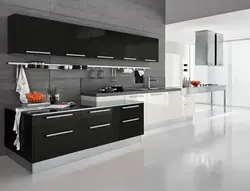 Gray high-tech kitchens photo