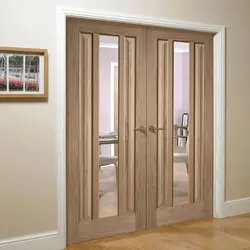 Double doors to the kitchen photo