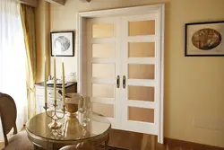 Double doors to the kitchen photo