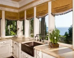 Шторы Греческие На Кухню Фото
