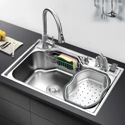 Oshxona uchun lavabo aksessuarlari fotosurati